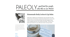 Desktop Screenshot of paleoly.com