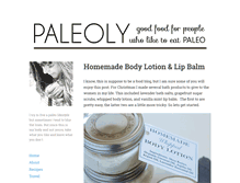 Tablet Screenshot of paleoly.com